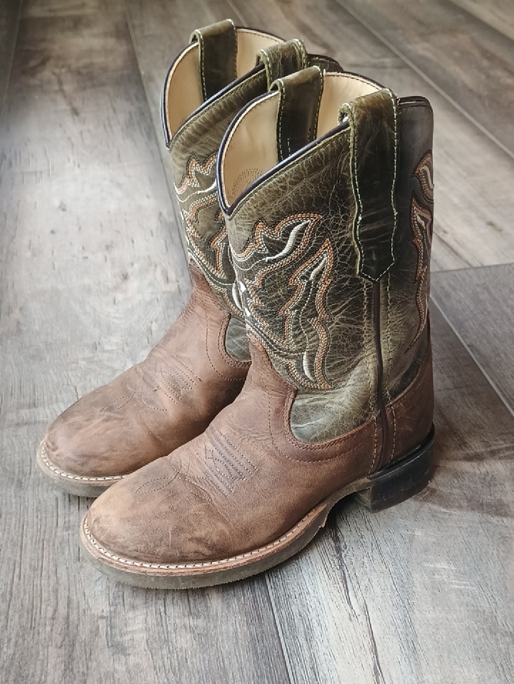 Old West  Brown Western Boot